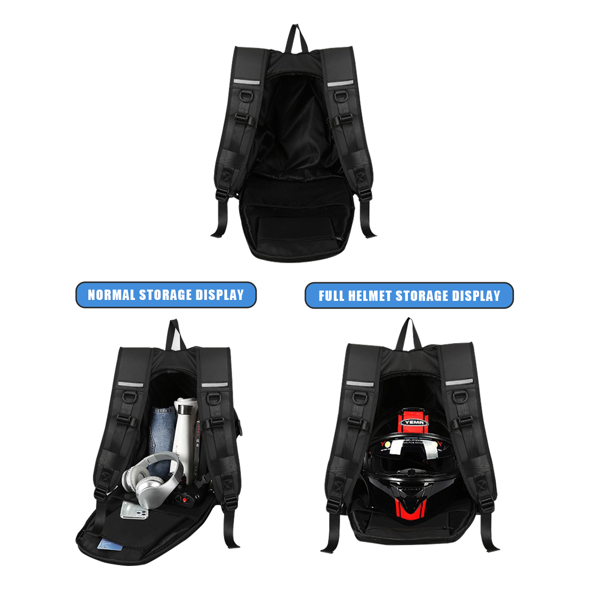Motorcycle Backpack Large Mult - Motorcycle Gear Backpack 评论和价格