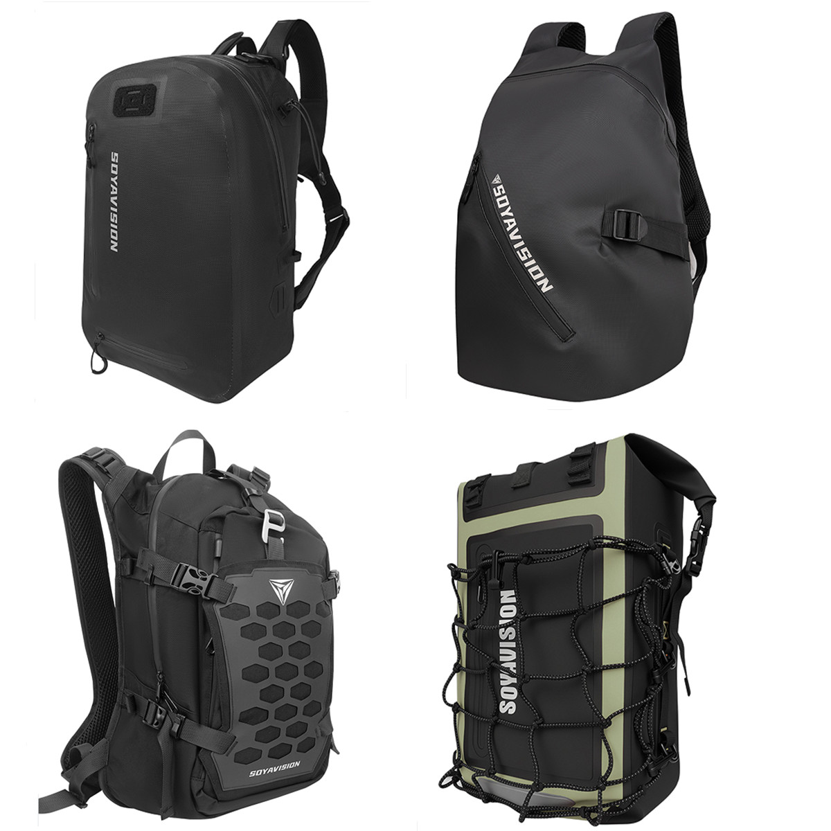 SOYAVISION Riding Helmet Backp - Motorcycle Gear Backpack 评论和价格