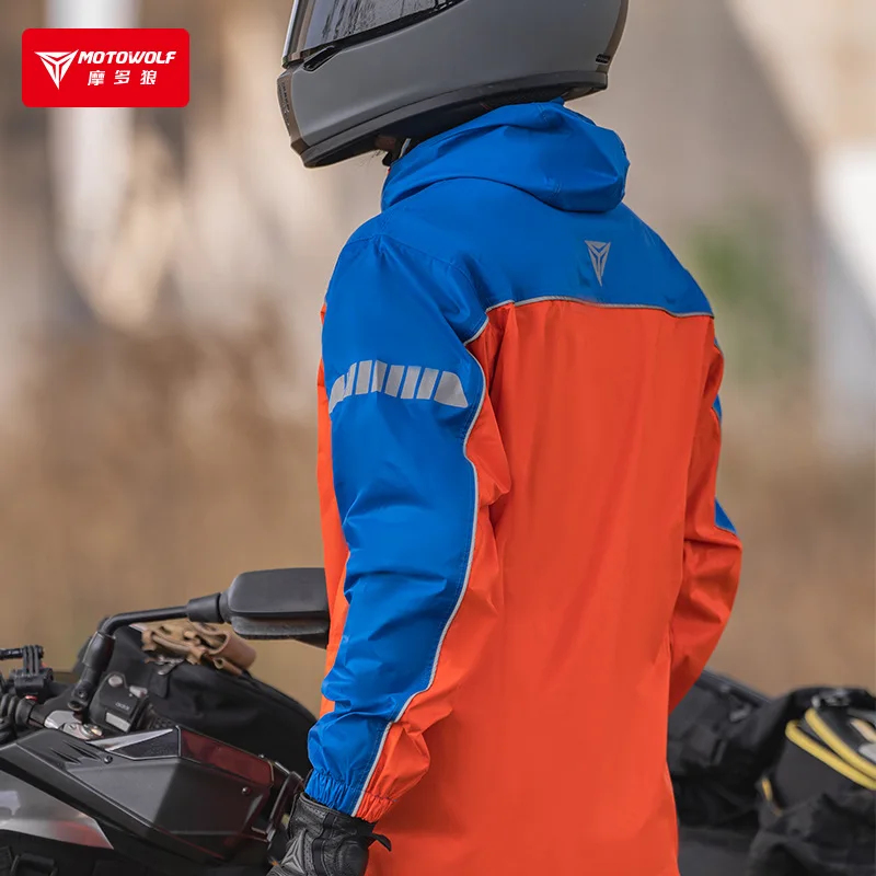 MOTOWOLF Motorcycle Raincoat A - Motorcycle Gear Mens 评论和价格